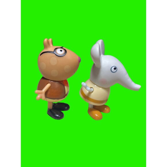 Peppa Pig Figures Emily Elephant in Garden Dress Danny Dog Sheriff and Dad Peppa - Picture 8 of 10